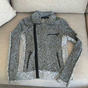 Rag and bone jacket black and white size small